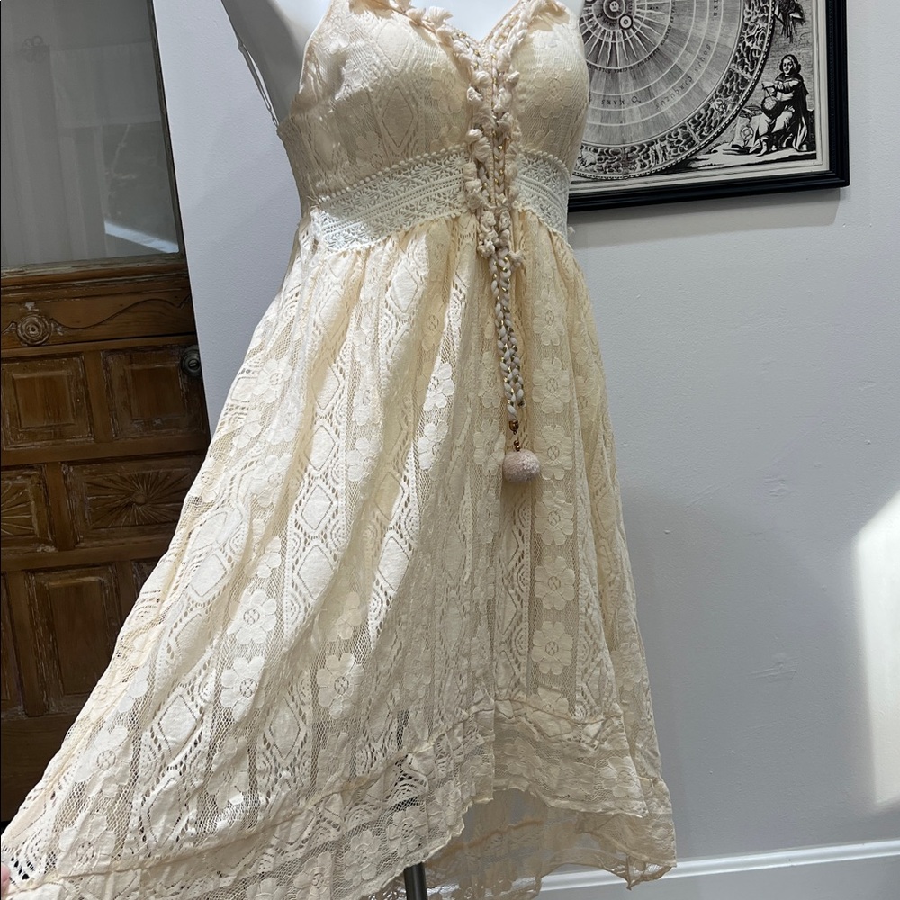 Cider (XL) Country Lace Style Dress - NEEDS REPAIR - read description